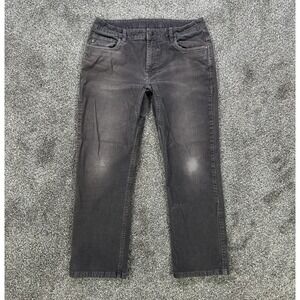Stio Men's 34R Rivet Cord Pants Gray Corduroy Casual Work Outdoor Trail‎ Jeans